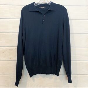 Fiii Long Sleeve Quarter Button Sweater, Men's Small